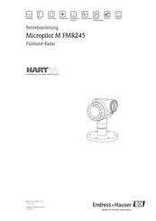Endress+Hauser Micropilot M FMR244 Betriebsanleitung