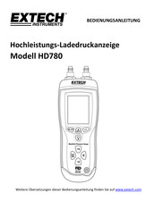 Extech Instruments HD780 Bedienungsanleitung