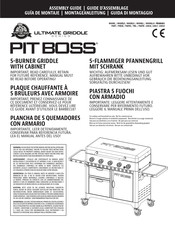 Pit Boss Ultimate Griddle PB5BGD2 Montageanleitung