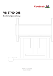 ViewSonic VB-STND-008 Bedienungsanleitung