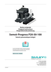 Sulky Progress P100 Originalbetriebsanleitung