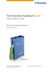 Nanotec C5-E serie Technisches Handbuch