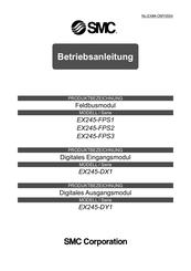 SMC EX245-FPS1 Betriebsanleitung