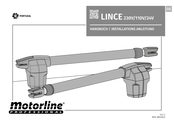 Motorline professional LINCE 230V Handbuch / Installations Anleitung