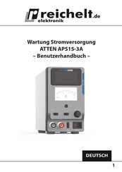 reichelt elektronik ATTEN APS15-3A Benutzerhandbuch