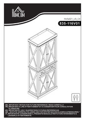 HOMCOM 835-116V01 Montageanleitung