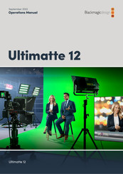 Blackmagic Design Ultimatte 12 Bedienungsanleitung