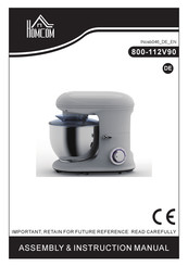 HOMCOM 800-112V90 Bedienungsanleitung