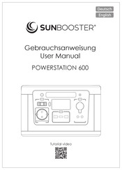 SunnyBag SUNBOOSTER POWERSTATION 600 Gebrauchsanweisung
