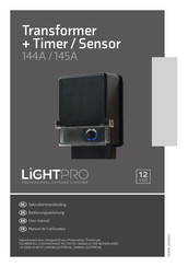 LightPro Tranformer + Timer/Sensor Bedienungsanleitung