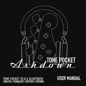 Ashdown Engineering TONE POCKET V2.0 & BLUETOOTH Benutzerhandbuch