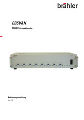 Brähler Systems CDSVAN MSI8V Bedienungsanleitung
