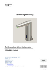 water & more WMA 3400-Kolibri Bedienungsanleitung