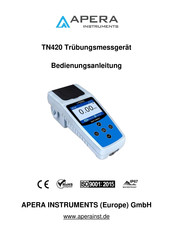 APERA INSTRUMENTS TN420 Bedienungsanleitung