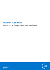 Dell OptiPlex 7060 Micro Einrichtungshandbuch