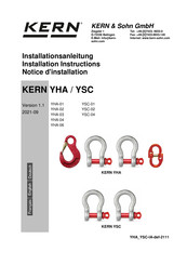 KERN YHA-01 Installationsanleitung