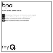 MyQ BPA650 Montage- Und Bedienungsanleitung