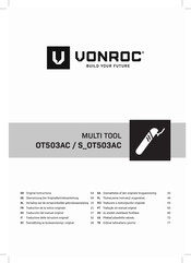 VONROC OT503AC Originalbetriebsanleitung