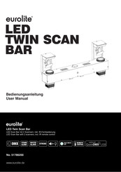 EuroLite LED Twin Scan Bar Bedienungsanleitung