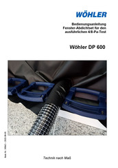 Wohler DP 600 Bedienungsanleitung