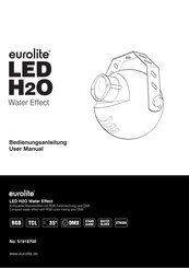 EuroLite LED H2O Water Effect IR Bedienungsanleitung