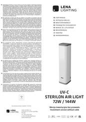 Lena Lighting UV-C STERILON FLOW 144W Benutzerhandbuch