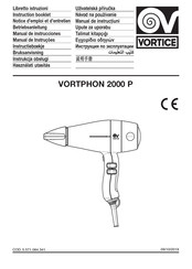 Vortice VORTPHON 2000 P Betriebsanleitung