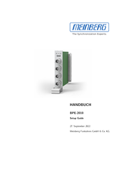 Meinberg BPE-2010 Handbuch