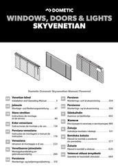 Dometic Oceanair Skyvenetian Manual Montage- Und Bedienungsanleitung