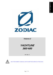 Zodiac YACHTLINE 400 Bedienungsanleitung