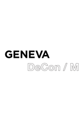 Geneva DeCon M Bedienungsanleitung