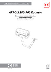 fadini APROLI 700 Robusto Montageanleitung
