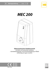 fadini MEC 200 Montageanleitung