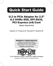Tripp Lite PCE-U2-PX4 Kurzanleitung