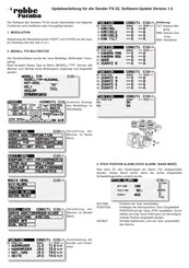 ROBBE-Futaba FX-32 Update-Anleitung
