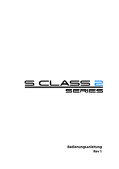 Summa S CLASS 2 Serie Bedienungsanleitung