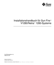 Sun Microsystems Netra 1280 Installationshandbuch