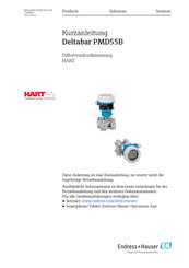 Endress+Hauser Deltabar PMD55B Kurzanleitung