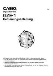 Casio GZE-1 Bedienungsanleitung