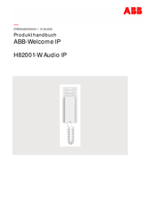ABB Welcome IP H82001-W Audio IP Produkthandbuch