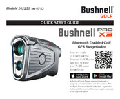 Bushnell GOLF Pro X3 Schnellstartanleitung