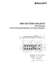Balluff BNI ECT-508-105-Z015 Betriebsanleitung