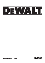 DeWalt dw682 Bersetzung Der Originalanweisungen