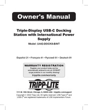 Tripp Lite U442-DOCK8-BINT Bedienungsanleitung