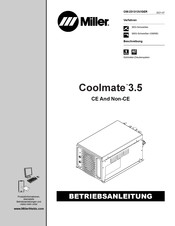 Miller Coolmate 3.5 Betriebsanleitung