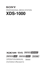 Sony XDS-1000 Bedienungsanleitung