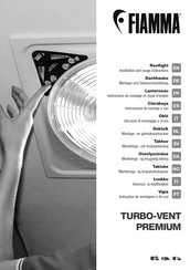 Fiamma Turbo-Vent Premium White Montage- Und Gebrauchsanleitung