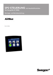 Swegon AirBlue PLC-35 TA22 Montage- Und Betriebsanleitung