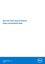 Dell P105F008 Einrichtung Und Technische Daten
