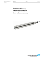 Endress+Hauser Memosens CFS51 Betriebsanleitung